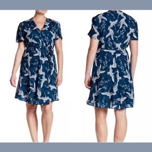 NEW $75 GLAMOROUS Bird Print Dress‎ [ PLUS SZ 20 ]